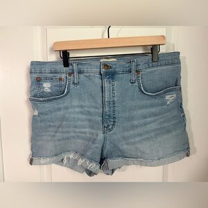 Madewell Light Blue Jean Shorts